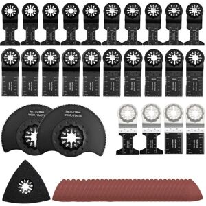 Unbranded (as the picture) 57-piece all-purpose saw blade kit compatible with Bosch/Fein/M Unbranded (as the picture) 57-piece all-purpose saw blade kit compatible with Bosch/Fein/M