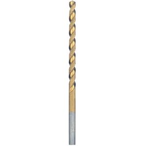 Bosch TI2137 1-Piece 5/32 In. x 3-1/8 In. Titanium Nitride Coated Metal Drill Bi Bosch TI2137 1-Piece 5/32 In. x 3-1/8 In. Titanium Nitride Coated Metal Drill Bi