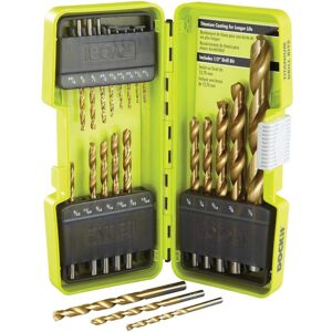 Ryobi 21 Pcs Titanium Coated Drill Bit Set Ryobi 21 Pcs Titanium Coated Drill Bit Set