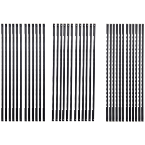 Typecat 36Pcs Scroll Saw Blades 127mm Carbon Steel Fretsaw with Pin 15/18/24 Teeth Stand Typecat 36Pcs Scroll Saw Blades 127mm Carbon Steel Fretsaw with Pin 15/18/24 Teeth Stand