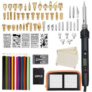 GreenZech (EU Plug) 94Pcs Soldering Iron Kit Welding Tool Wood Burning Pen Soldering Iron GreenZech (EU Plug) 94Pcs Soldering Iron Kit Welding Tool Wood Burning Pen Soldering Iron