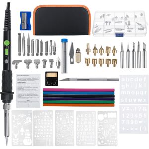 GreenZech (US Plug) 56Pcs 60W Adjustable Temperature Electric Welding Solder Iron Tool GreenZech (US Plug) 56Pcs 60W Adjustable Temperature Electric Welding Solder Iron Tool