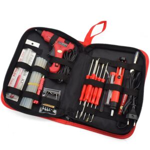 GreenZech (Red, US Plug) DIY Adjustable Temperature Electric Soldering Iron Welding Kit GreenZech (Red, US Plug) DIY Adjustable Temperature Electric Soldering Iron Welding Kit