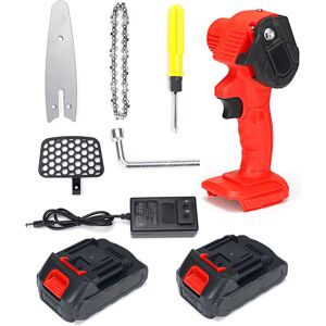 GreenZech (US Plug) 4" Mini Cordless Electric Chain Saw One-Hand Woodworking Wood Cutter GreenZech (US Plug) 4" Mini Cordless Electric Chain Saw One-Hand Woodworking Wood Cutter