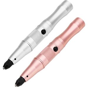 GreenZech (Silver) 3.7V Mini Electric Drill Tool Electric Grinder Engraving Pen Dual Charg GreenZech (Silver) 3.7V Mini Electric Drill Tool Electric Grinder Engraving Pen Dual Charg