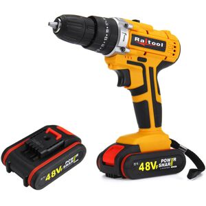 GreenZech (Two Batteries) 48VF Cordless Electric Impact Drill Rechargeable 3/8 inch Drill GreenZech (Two Batteries) 48VF Cordless Electric Impact Drill Rechargeable 3/8 inch Drill