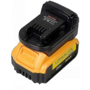 Unbranded DeWalt 18V/20V Li-Ion Battery Converter to Milwaukee M18: DCB200/DCB180/DCD740 A Unbranded DeWalt 18V/20V Li-Ion Battery Converter to Milwaukee M18: DCB200/DCB180/DCD740 A