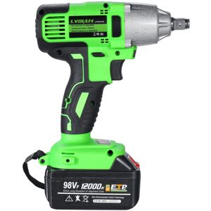 GreenZech (One Battery, US Plug) 98VF Brushless Impact Wrench 320N.m Electric Cordless Rec GreenZech (One Battery, US Plug) 98VF Brushless Impact Wrench 320N.m Electric Cordless Rec