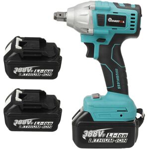 GreenZech (2 Batteries US Plug) 388VF 800N.M 22900mAh 1/2" Electric Impact Wrench Drill Br GreenZech (2 Batteries US Plug) 388VF 800N.M 22900mAh 1/2" Electric Impact Wrench Drill Br