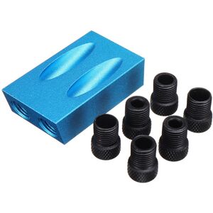 GreenZech (A) Pocket Hole Screw Jig Drill Guide with Bits & Clamp - Aluminum Alloy, Adjust GreenZech (A) Pocket Hole Screw Jig Drill Guide with Bits & Clamp - Aluminum Alloy, Adjust