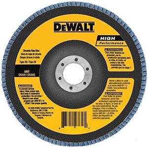DEWALT DW8337 4-1/2-Inch by 5/8-Inch-11 24g Type 29 HP Flap Disc DEWALT DW8337 4-1/2-Inch by 5/8-Inch-11 24g Type 29 HP Flap Disc