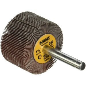 DEWALT DAFE1D2410 1 1/2-Inch by 1-Inch by 1/4-Inch HP 240g Flap Wheel DEWALT DAFE1D2410 1 1/2-Inch by 1-Inch by 1/4-Inch HP 240g Flap Wheel