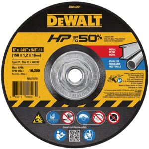 DeWalt DW8426H 6"""" x .045"""" x 5/8""""-11 Metal Cutting Wheel DeWalt DW8426H 6"""" x .045"""" x 5/8""""-11 Metal Cutting Wheel