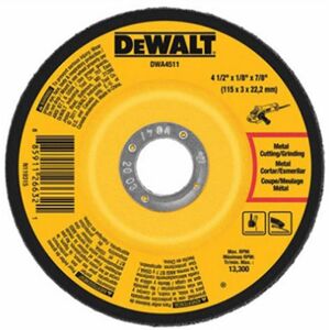 DeWalt DWA4511 Metal Grinding Wheel 4-1/2-Inch x 1/8-Inch x 7/8-Inch DeWalt DWA4511 Metal Grinding Wheel 4-1/2-Inch x 1/8-Inch x 7/8-Inch