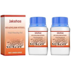 Unbranded (2pcs) Professional Stainless Steel Weld Cleaning Gel 100g Unbranded (2pcs) Professional Stainless Steel Weld Cleaning Gel 100g