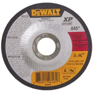 DEWALT DWA8957F T27 XP CER Fast Cut-Off Wheel 4-1/2"""" x 0.045"""" x 7/8"""" DEWALT DWA8957F T27 XP CER Fast Cut-Off Wheel 4-1/2"""" x 0.045"""" x 7/8""""