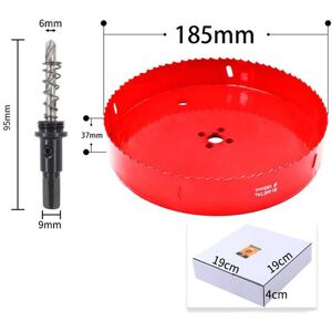 Unbranded (18.5cm) Hss M42 Metal Hole Saw Cutter Drill Bit For Wood Plaster Supplies Tools Unbranded (18.5cm) Hss M42 Metal Hole Saw Cutter Drill Bit For Wood Plaster Supplies Tools