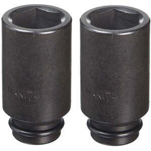 2 x Makita 134847-1 1/2" 30mm Impact Socket 75mm Long 2 x Makita 134847-1 1/2" 30mm Impact Socket 75mm Long