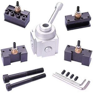 Kikidex (As show, One size) Mini Lathe Quick Change Tool Holder and Tool Holder Multifid Kikidex (As show, One size) Mini Lathe Quick Change Tool Holder and Tool Holder Multifid
