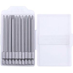Unbranded (As show, One size) 10pcs S2 Steel Magnetic Cross Wind Bit Set Hexagon Handle Pn Unbranded (As show, One size) 10pcs S2 Steel Magnetic Cross Wind Bit Set Hexagon Handle Pn
