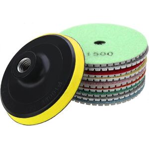 Unbranded (As show, One size) 4 Inch 100mm Dimond Polishing Pads, M14 Sticky Disc + 2x50/1 Unbranded (As show, One size) 4 Inch 100mm Dimond Polishing Pads, M14 Sticky Disc + 2x50/1