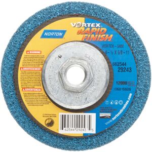 Symantec Norton Bear-Tex Depressed Center Vortex Rapid Finish Unified Nonwoven Abrasive W Symantec Norton Bear-Tex Depressed Center Vortex Rapid Finish Unified Nonwoven Abrasive W
