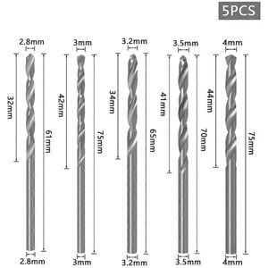 Unbranded (As show, One size) (5PCS cores (2.8+3+3.2+3.5+4))Woodworking countersink drills Unbranded (As show, One size) (5PCS cores (2.8+3+3.2+3.5+4))Woodworking countersink drills