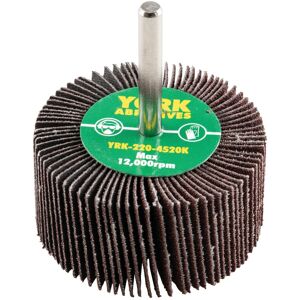 York Fitness 60 X 30MM Flap Wheels - Aluminium Oxide - 6.0MM Shaft P80 York Fitness 60 X 30MM Flap Wheels - Aluminium Oxide - 6.0MM Shaft P80