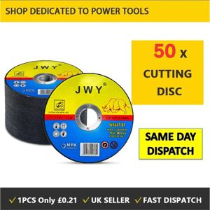 Unbranded (50Pcs) 100 x 115mm ULTRA THIN 1mm METAL CUTTING BLADE Unbranded (50Pcs) 100 x 115mm ULTRA THIN 1mm METAL CUTTING BLADE