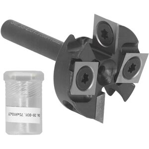 Unbranded 1/4in Shank Insert Style Spoilboard Bit 2 and 2 Unbranded 1/4in Shank Insert Style Spoilboard Bit 2 and 2