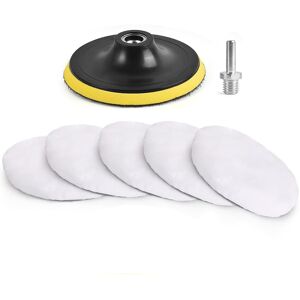 Unbranded 7Pcs Wool Polishing Buffing Pad Drill Buffer Unbranded 7Pcs Wool Polishing Buffing Pad Drill Buffer