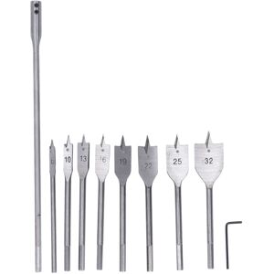 Unbranded 10Pcs Wood Drill Bit Set High Carbon Steel 8 Sizes Unbranded 10Pcs Wood Drill Bit Set High Carbon Steel 8 Sizes