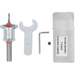 Unbranded Countersink Drill Bit Set Adjustable Timber Wood Unbranded Countersink Drill Bit Set Adjustable Timber Wood