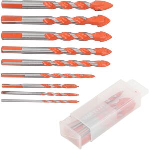 Unbranded 9Pcs Masonry Drill Bits Set Cemented Carbide Unbranded 9Pcs Masonry Drill Bits Set Cemented Carbide