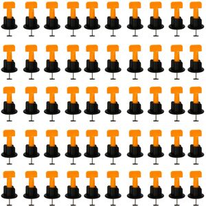 Unbranded 50 Pcs Tile Leveler 1.5mm Reusable Orange PP Unbranded 50 Pcs Tile Leveler 1.5mm Reusable Orange PP