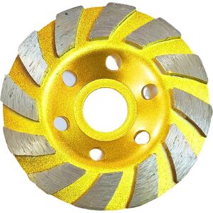 Unbranded Diamond Cup Grinding Wheel Golden 6 Holes Double Unbranded Diamond Cup Grinding Wheel Golden 6 Holes Double