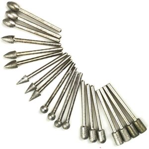 Unbranded 20 Pcs Grinding Bit Set 1/8in Shank 1/4in Drilling Unbranded 20 Pcs Grinding Bit Set 1/8in Shank 1/4in Drilling