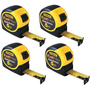 Stanley 0-33-720 Fatmax 4 x STA033720 5m Blade Armor Metric Only Tape Measures Stanley 0-33-720 Fatmax 4 x STA033720 5m Blade Armor Metric Only Tape Measures