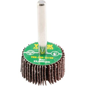 York Fitness 30X15MM Al/Ox Flap Wheel P60-6MM Shank York Fitness 30X15MM Al/Ox Flap Wheel P60-6MM Shank