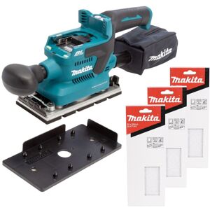 Makita DBO380Z 18v LXT 1/3 Sheet Brushless Finishing Sander Cordless + 30 Sheets Makita DBO380Z 18v LXT 1/3 Sheet Brushless Finishing Sander Cordless + 30 Sheets