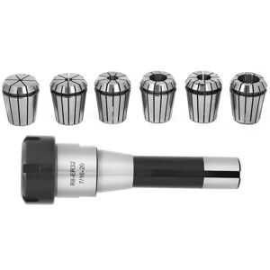 Unbranded 1pc R8 ER32 Collet Chuck Holder 6pcs ER32 Spring Unbranded 1pc R8 ER32 Collet Chuck Holder 6pcs ER32 Spring