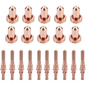 Unbranded For 10pcs 98210 Plasma Nozzle 10pcs 98215 Plasma Electrode Fit For Thermal Dynam Unbranded For 10pcs 98210 Plasma Nozzle 10pcs 98215 Plasma Electrode Fit For Thermal Dynam
