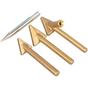 Unbranded For 4pcs Welding Tips Soldering Iron Tips Triangular Copper Heads Welder Accesso Unbranded For 4pcs Welding Tips Soldering Iron Tips Triangular Copper Heads Welder Accesso