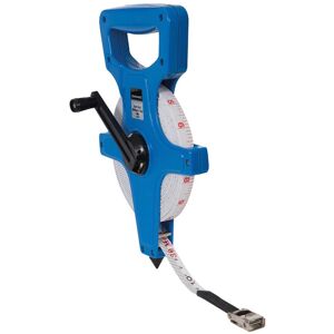 (50mm x 165ft x 13mm, Blue) Silverline Open Surveyor's Tape (50mm x 165ft x 13mm, Blue) Silverline Open Surveyor's Tape