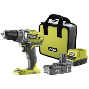 RYOBI - 18V ONE+ drill-driver - 50 Nm - 500-1800 rpm - 13 mm chuck + 1 2 Ah batt RYOBI - 18V ONE+ drill-driver - 50 Nm - 500-1800 rpm - 13 mm chuck + 1 2 Ah batt
