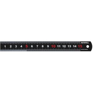 Faithfull Matt Black Stainless Steel Measuring Rule 150mm FAIRUL150MB Faithfull Matt Black Stainless Steel Measuring Rule 150mm FAIRUL150MB