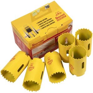 Starrett FCH0114 Fast Cut Bi-Metal Holesaw 32mm Bulk Pack of 6 Starrett FCH0114 Fast Cut Bi-Metal Holesaw 32mm Bulk Pack of 6