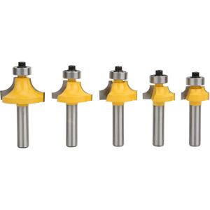 Unbranded 5 Pcs Router Bit 8mm Shank Surface Painted Alloy Unbranded 5 Pcs Router Bit 8mm Shank Surface Painted Alloy