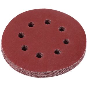 Unbranded 125mm Grinding Pads Red Sanding Discs 8 Hole Grit Unbranded 125mm Grinding Pads Red Sanding Discs 8 Hole Grit