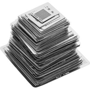 Unbranded 130pcs BGA Universal Reballing Rework Net Stencils Unbranded 130pcs BGA Universal Reballing Rework Net Stencils